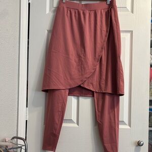 Women's Pink Layered Skirt